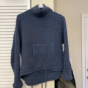 Sweaty Betty Navy Cowl Neck Sweater